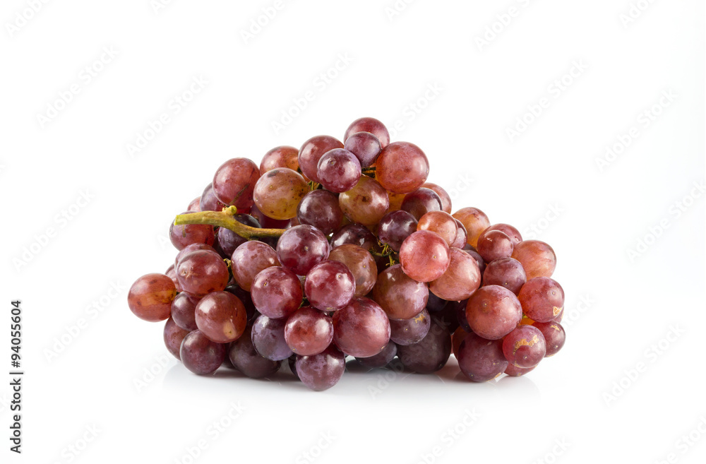 grapes isolate on white