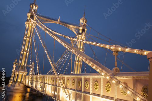 Albert Bridge  Chelsea  London © kevers