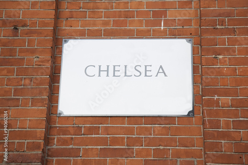 Wallpaper Mural Chelsea Street Sign; London Torontodigital.ca