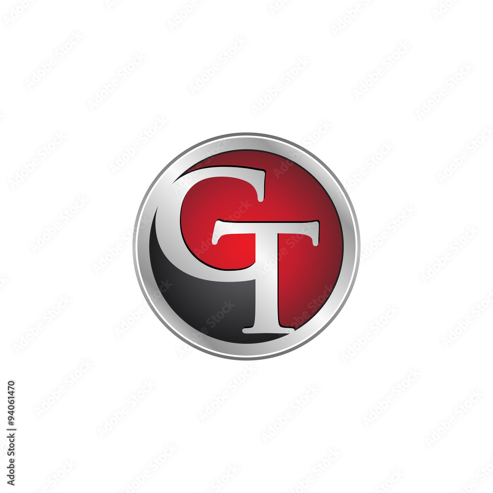 CT initial circle logo red CT initial circle logo red