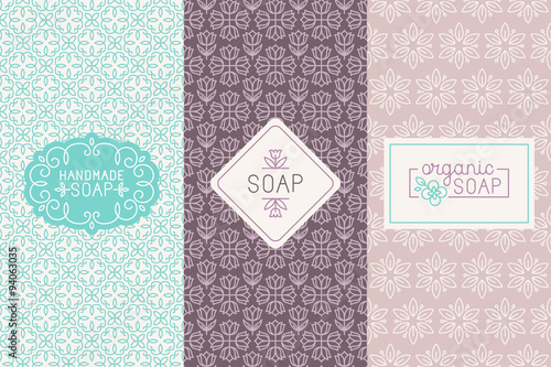 Hand made soap packaging and wrapping paper