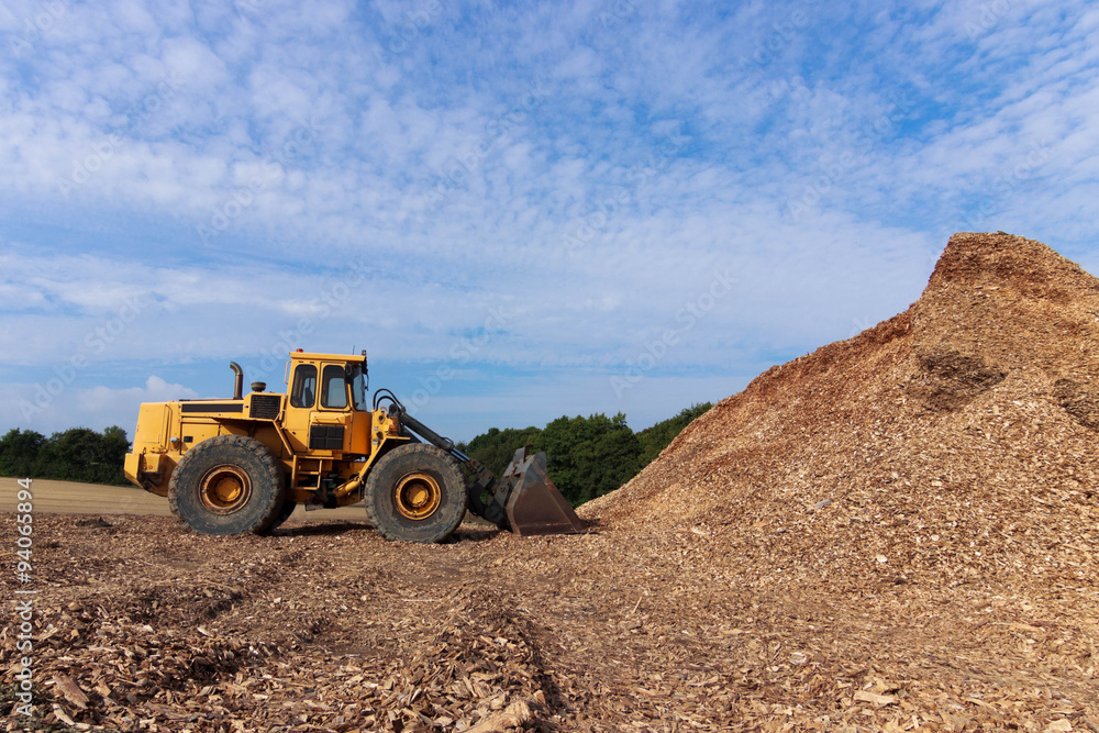 Resting bulldozer Resting bulldozer