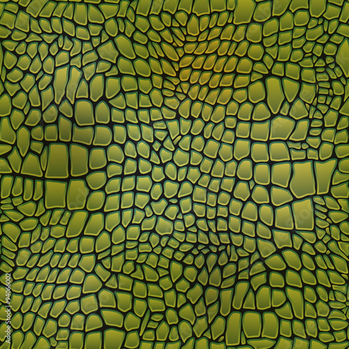 Vector illustration of alligator skin seamless crocodile