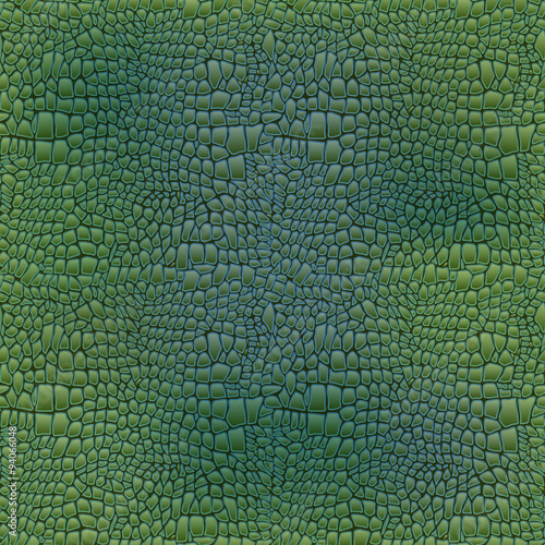 Vector illustration of alligator skin seamless crocodile