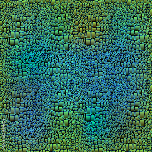 Vector illustration of alligator skin seamless crocodile