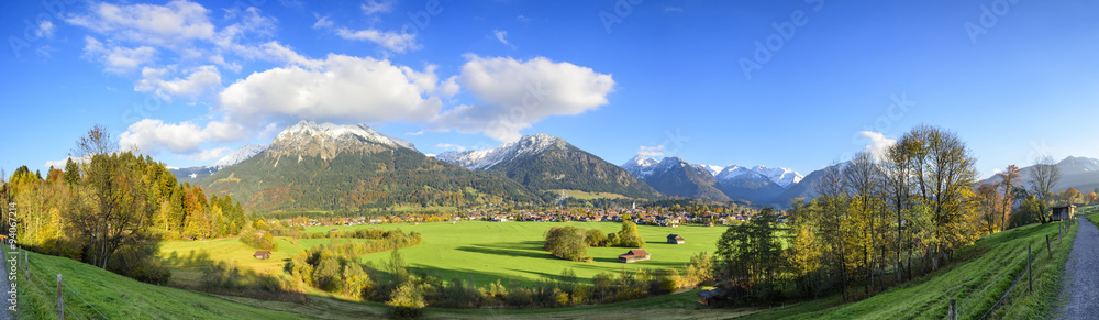 Oberallgäuer Berge im Abendlicht Oberallgäuer Berge im Abendlicht