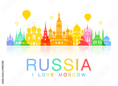 Russia Travel Landmarks.