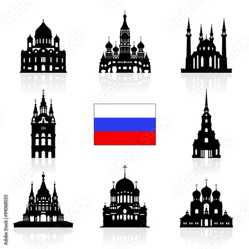 Russia Travel Landmarks.