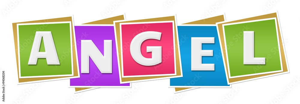 Angel Colorful Blocks Angel Colorful Blocks