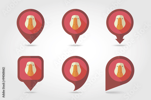 Free Download Goose mapping pins icons - GFXLoad