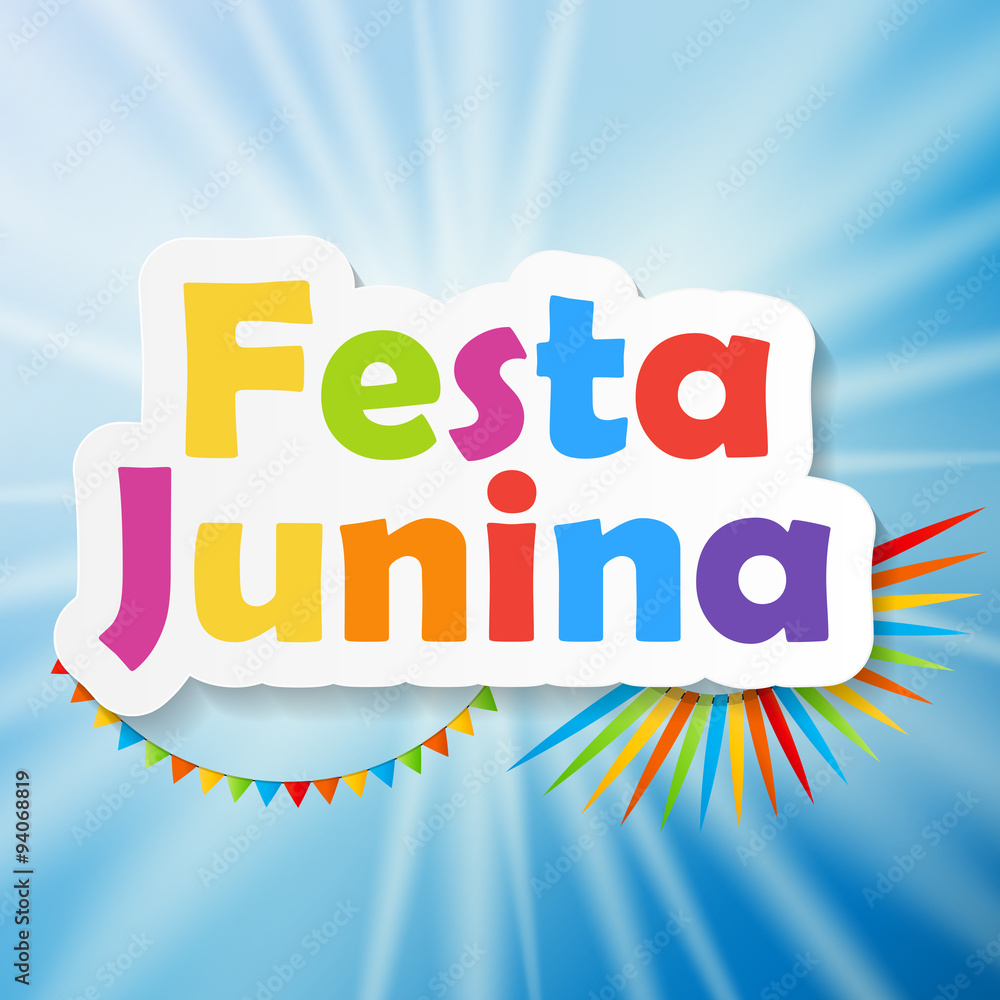 Festa Junina Background Vector Illustration