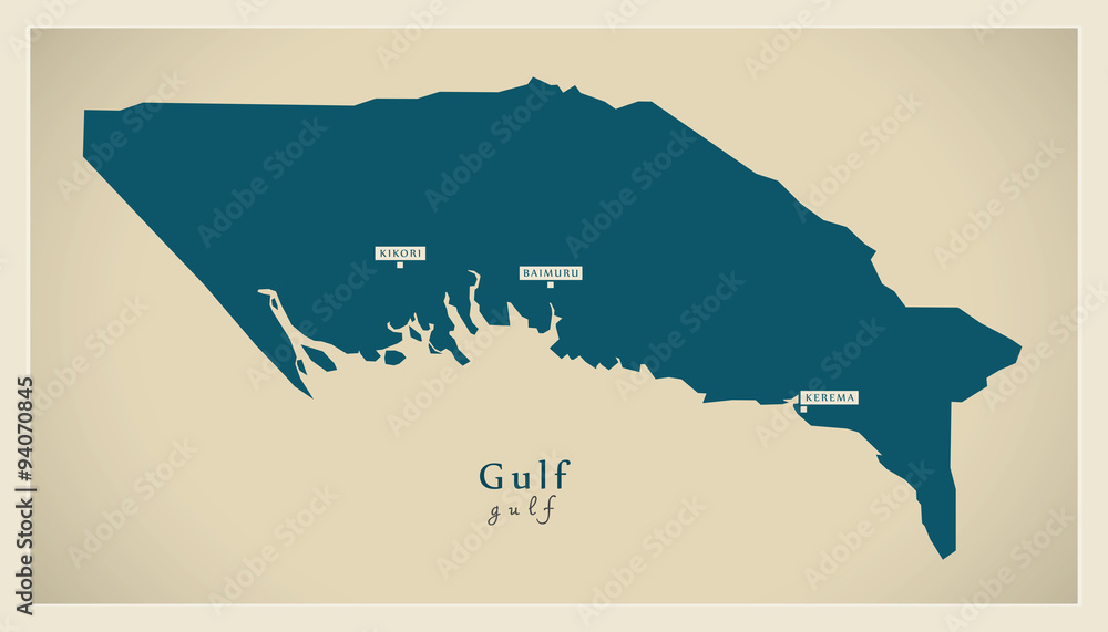 Modern Map - Gulf PG