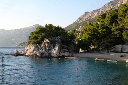 Strand rund um Brela, Dalmatien, Kroatien