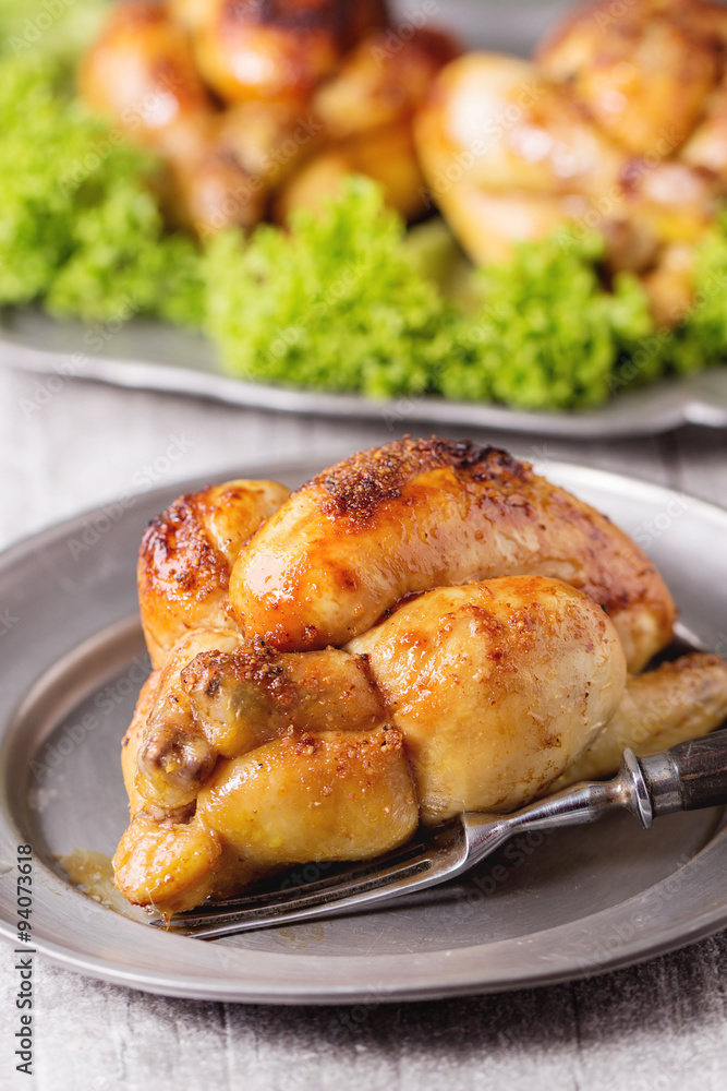 Whole Grilled mini chicken Whole Grilled mini chicken