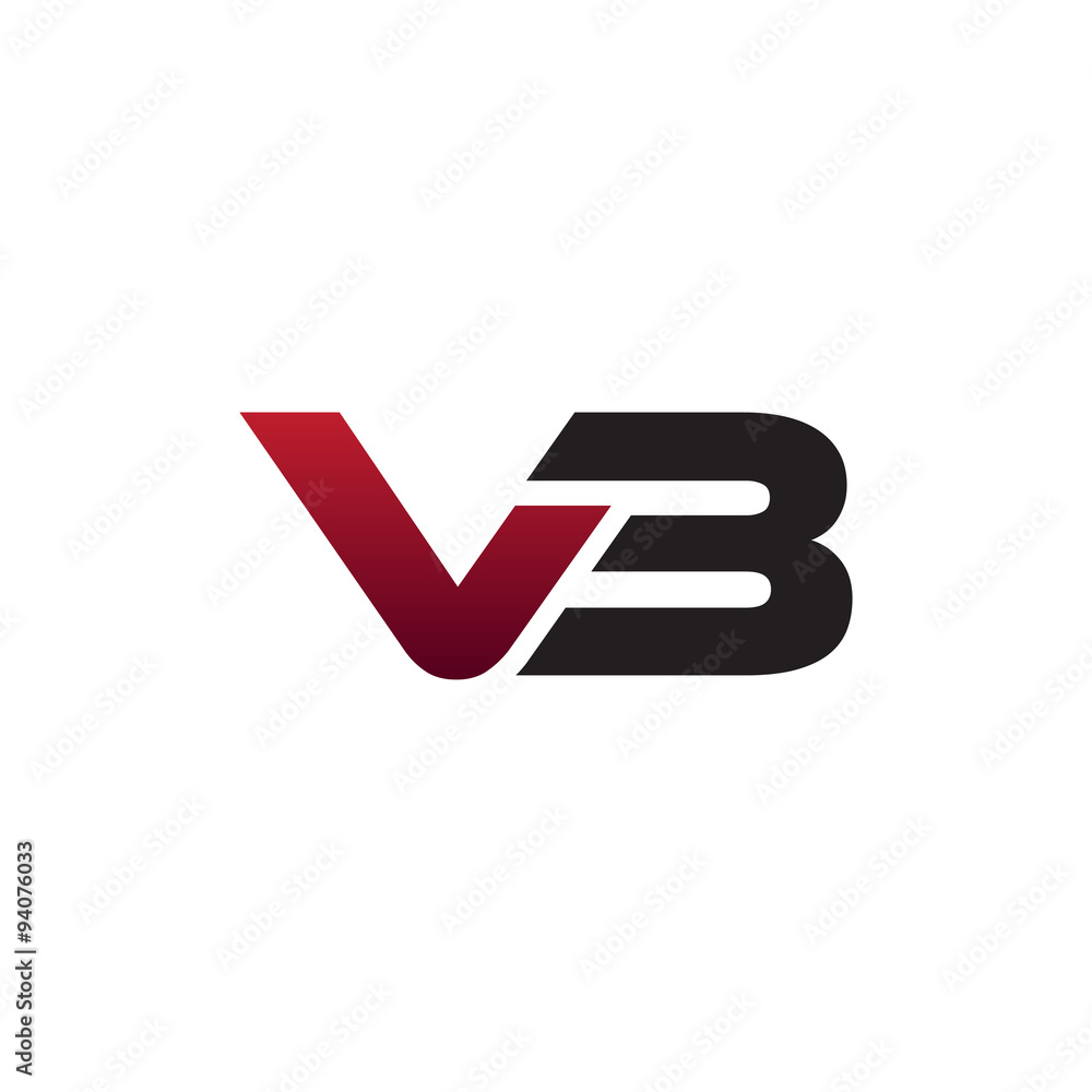 Modern Initial Logo VB Modern Initial Logo VB