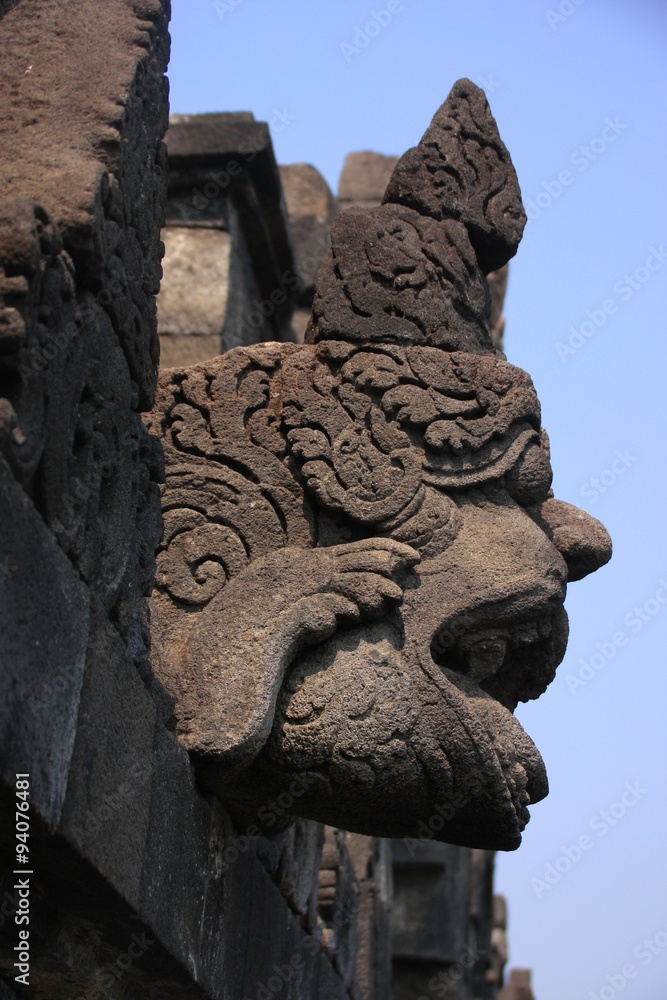 Obraz premium gargouille à Borobudur