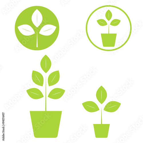 Ecology icon set. Vector eco - icon collection
