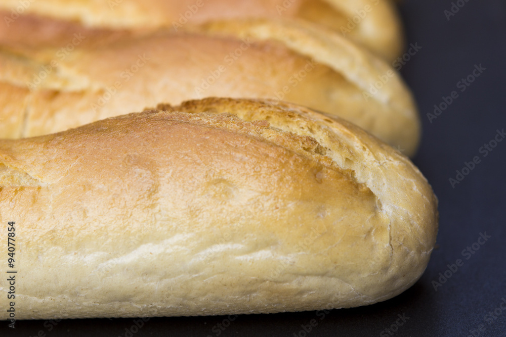 French loaves close up French loaves close up
