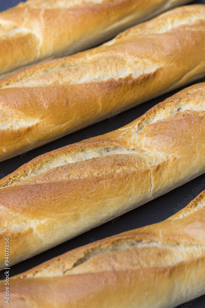 French loaves close up