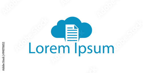 Icon for cloud technology