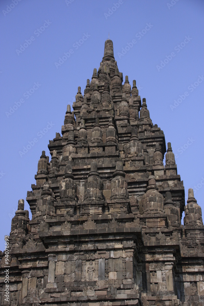 au temple de Prambanan