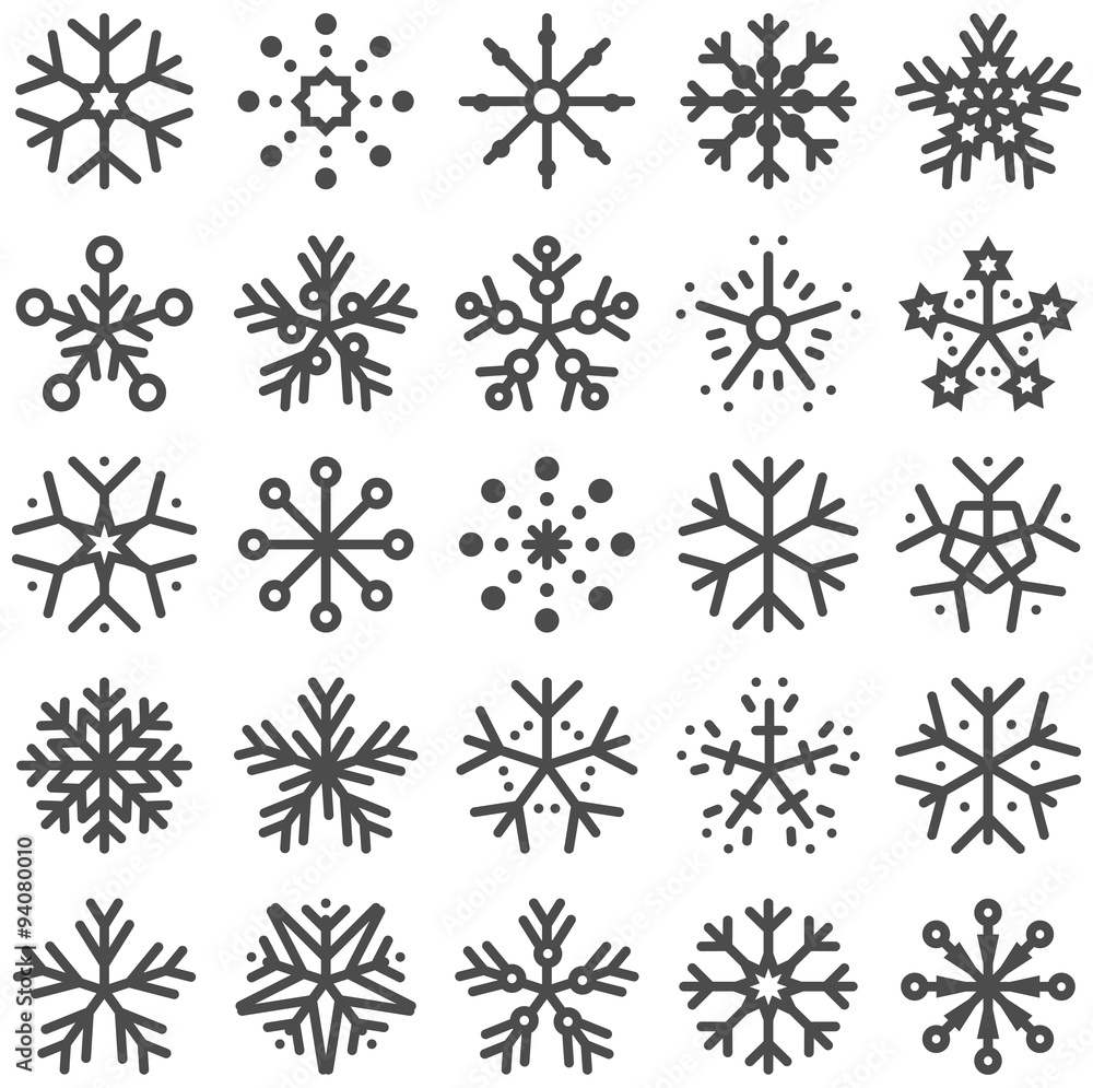 Set of top Snowflakes 2 of 3 Set of top Snowflakes 2 of 3