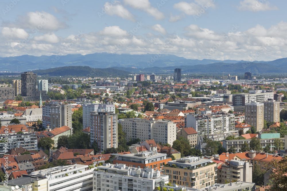 Ljubljana cityscape, Slovenia