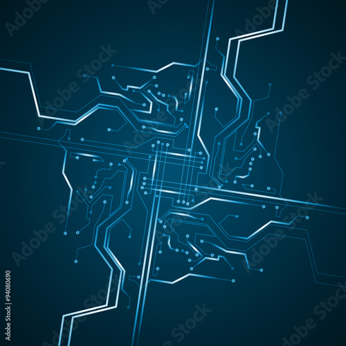Circuit board background