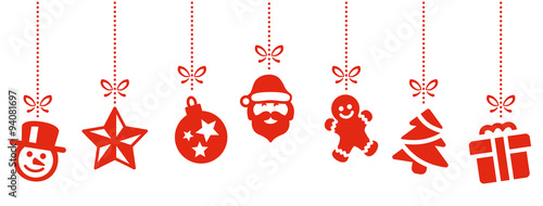 Christmas hanging Dekoration background Elements