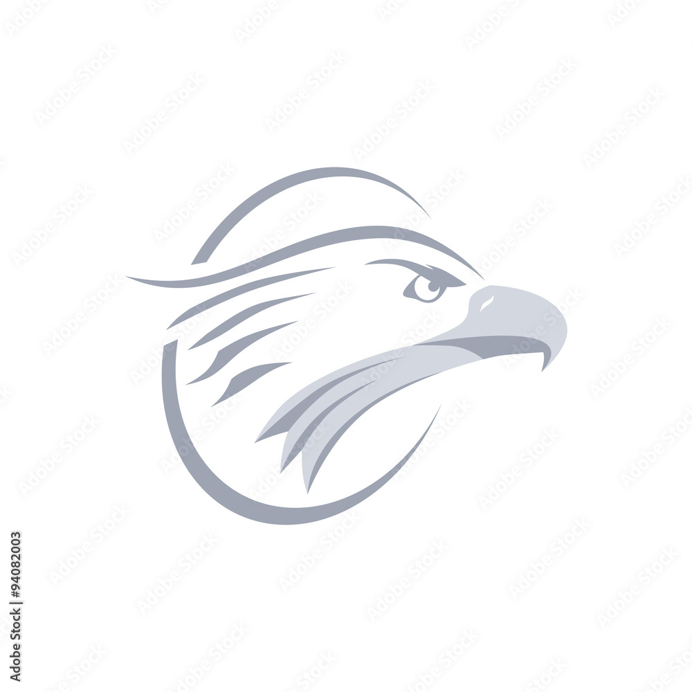 Obraz premium bold eagle template