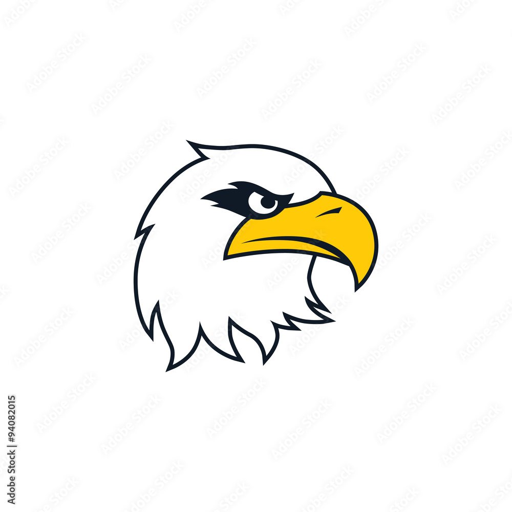 Obraz premium bold eagle template