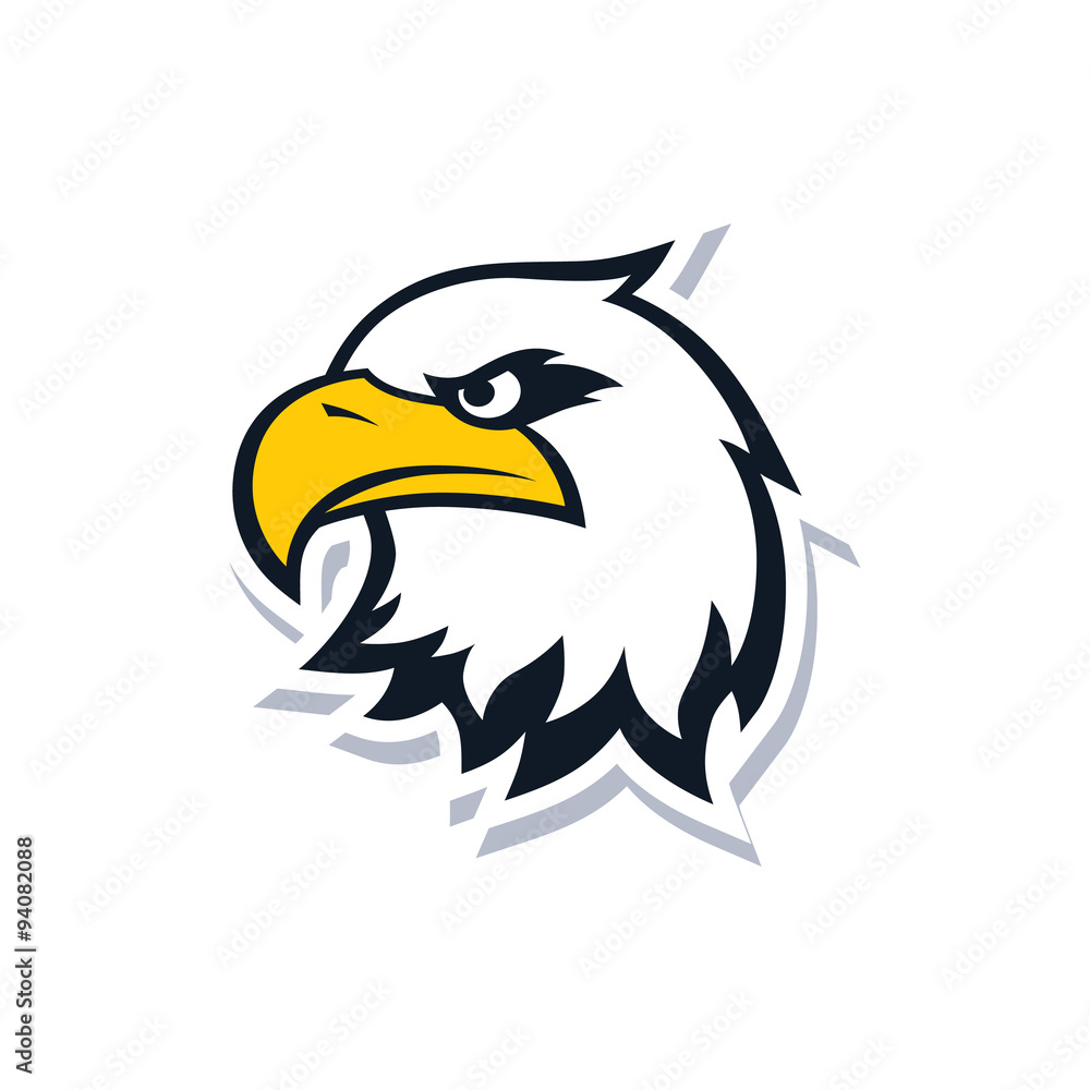 Fototapeta premium bold eagle template