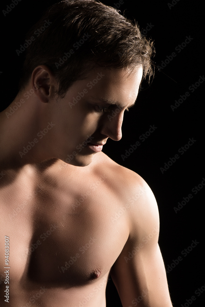 Caucasian male fighter