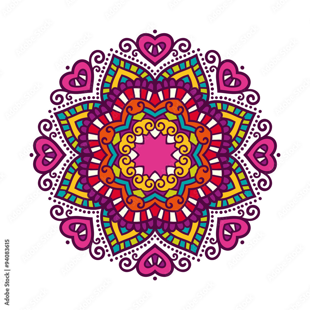 Vector mandala ornament Vector mandala ornament