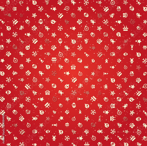 Red Christmas Background Texture