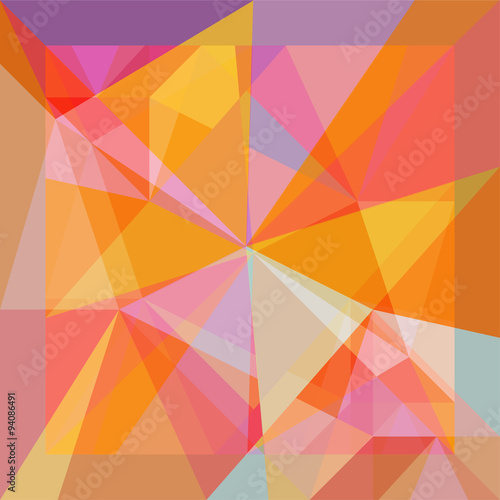 abstract triangle background, vector, fictional artwork