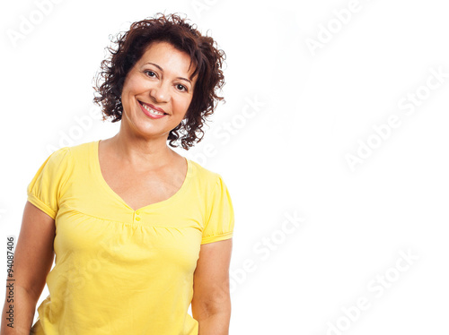 portrait of a mature woman confident smiling