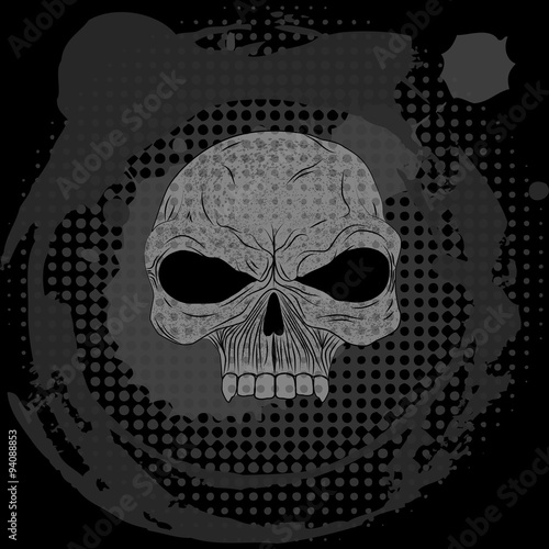 Skull t-shirt desing 3