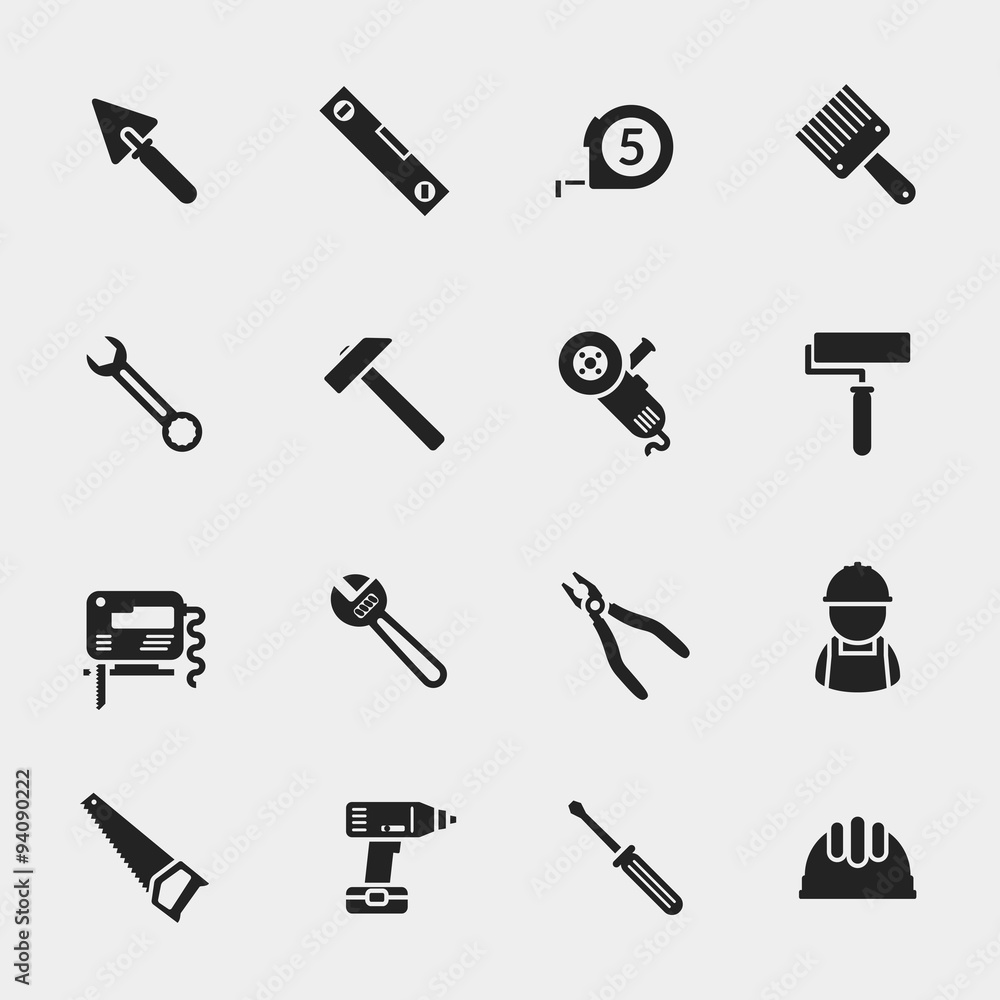 Tools icons Tools icons