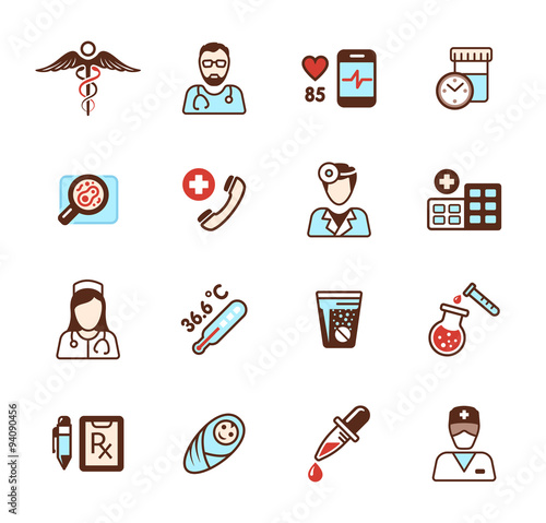 Health care icons