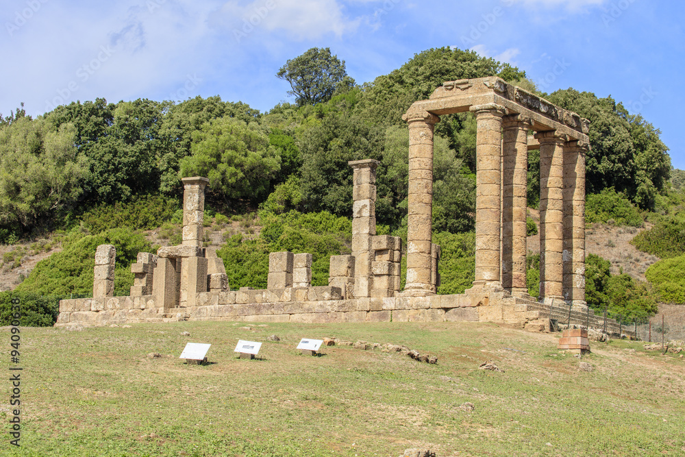 Apollo tempel van Antas bij Carbonia-Iglesias, Fluminimaggiore op Sardinië