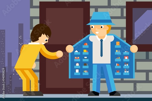 Illegal product dealer