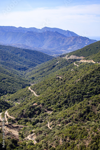 Sardinië, berglandschap bij Arbus