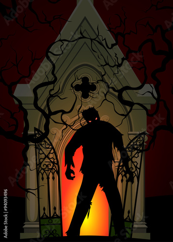 zombie and crypt