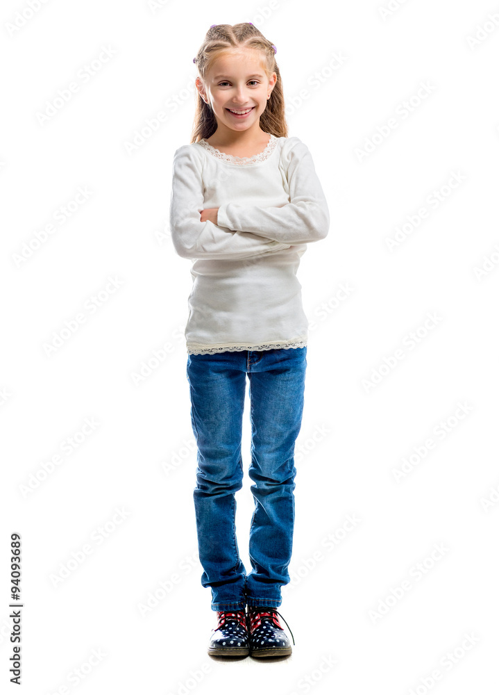 Fototapeta premium Cute little girl 