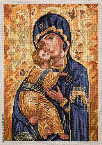 Virgin Mary with child Jesus Christ