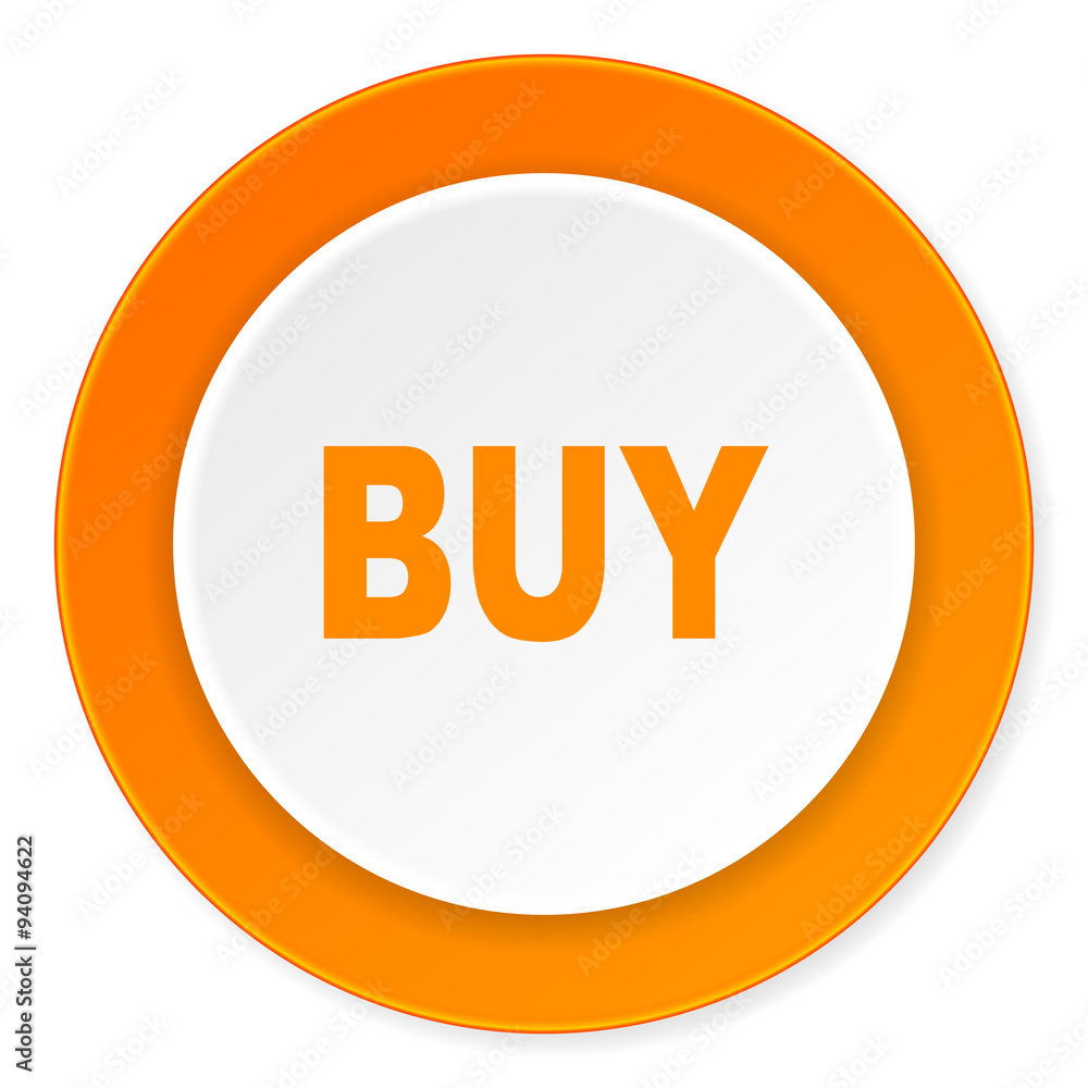 buy orange circle 3d modern design flat icon on white background buy orange circle 3d modern design flat icon on white background