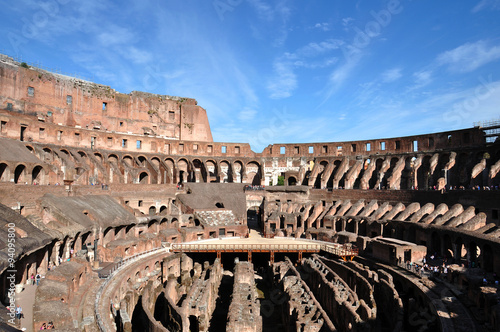 Ruins of the Colloseum in Rome
