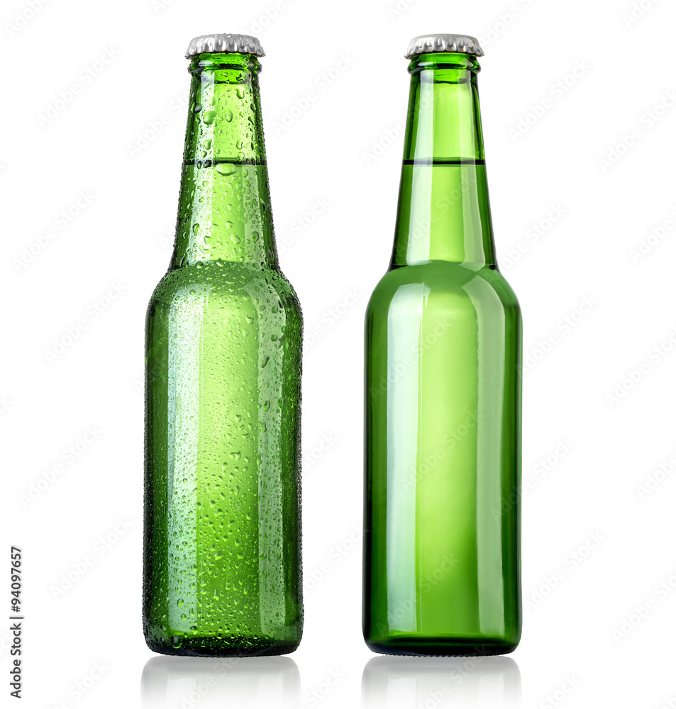 green beer bottle green beer bottle