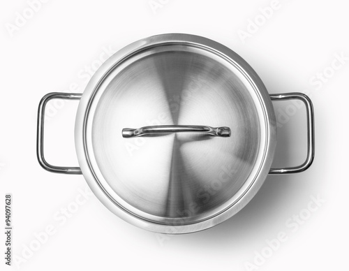 top view of cooking pan